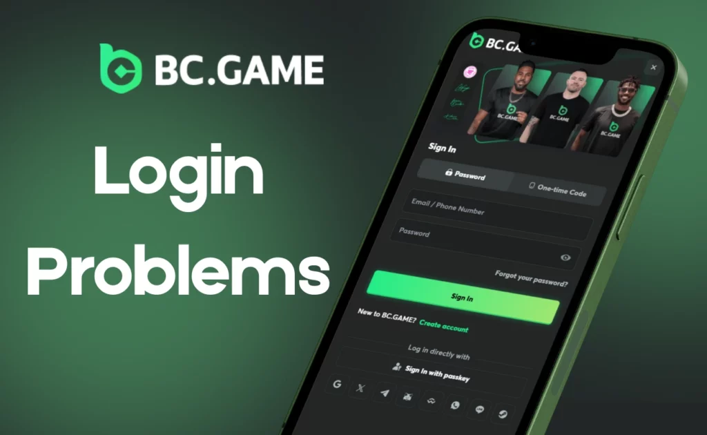 Login Problem at BC Game